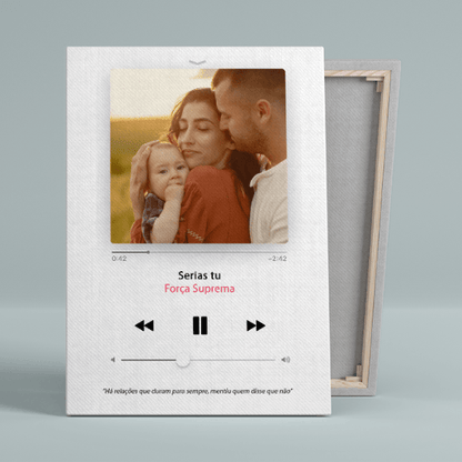 Tela "Playlist" Em Branco - DECOR PRESENTES PERSONALIZADOS