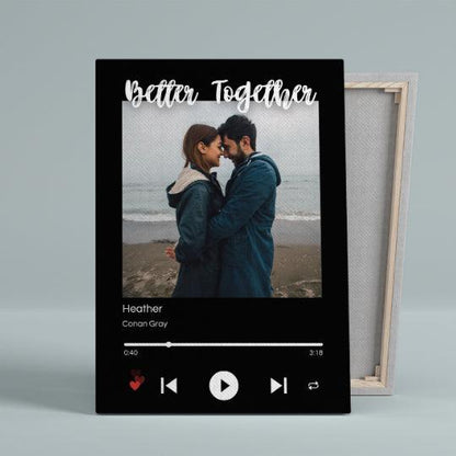 Tela "Playlist" Em Preto - DECOR PRESENTES PERSONALIZADOS