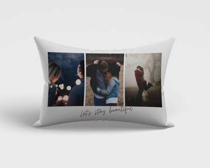 Almofada Retangular  "Stay Beautiful" - DECOR PRESENTES PERSONALIZADOS