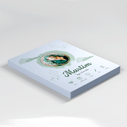 Tela Dados Do Nascimento "Dreammy" - DECOR PRESENTES PERSONALIZADOS