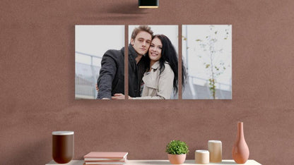 Conjunto de Três Telas Efeito Repartido - DECOR PRESENTES PERSONALIZADOS